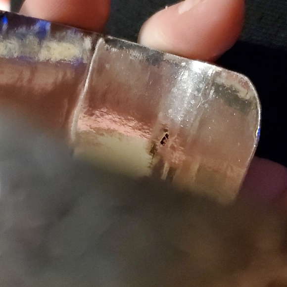 New Unique Jasper and Green Quartz Adjustable Cuff 925 Silver Bracelet. - Picture 7 of 9